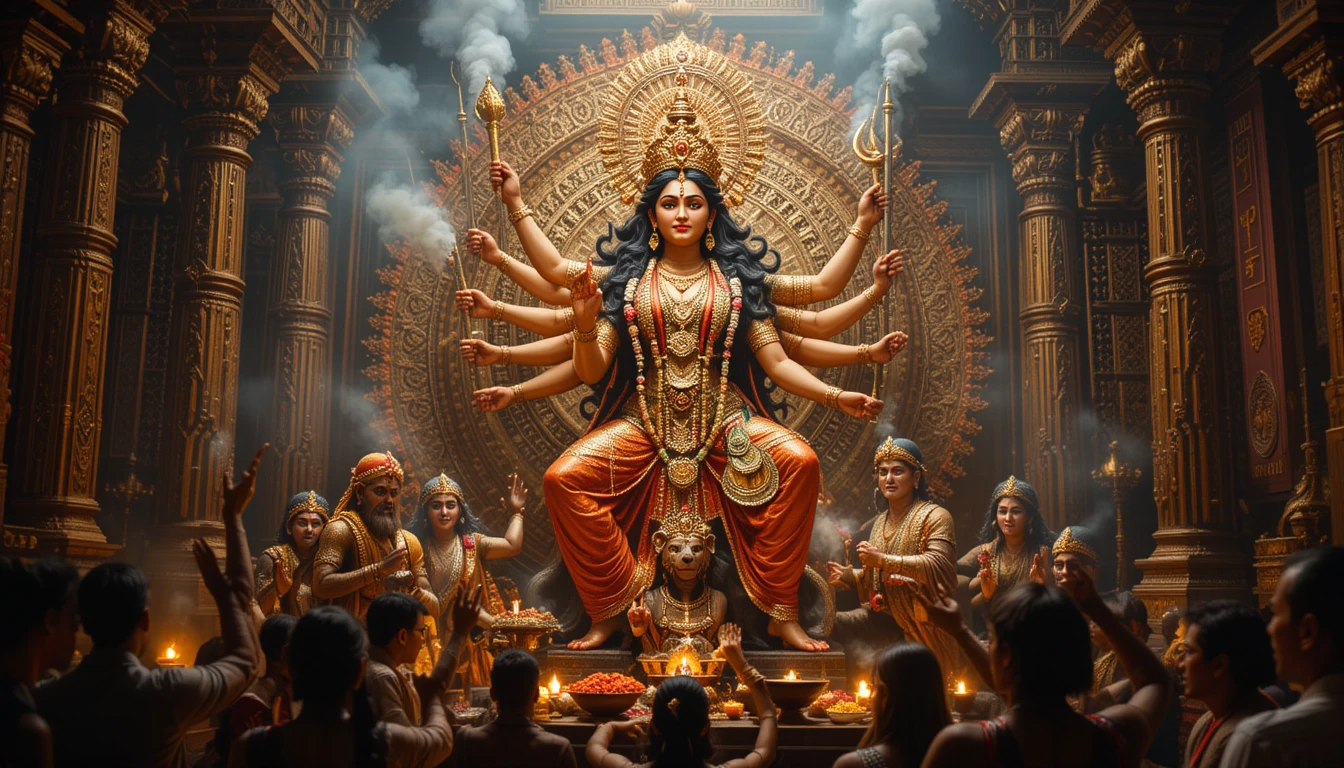 Goddess Durga during Navratri