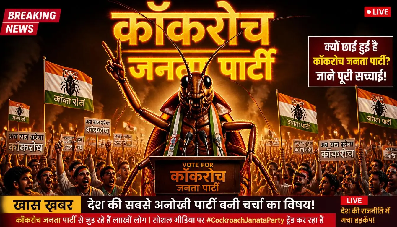 After why Cockroach Janata Party going viral