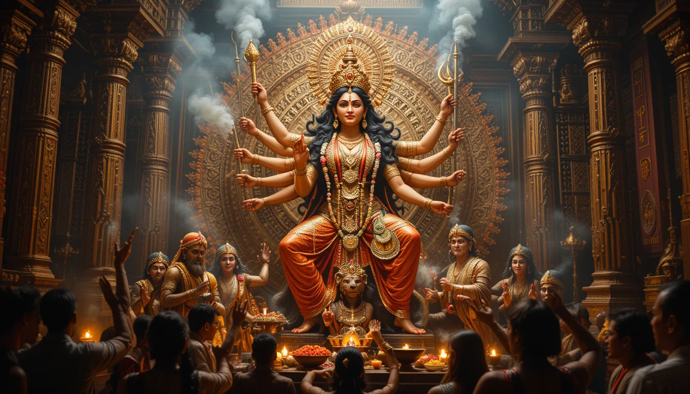 Goddess Durga during Navratri
