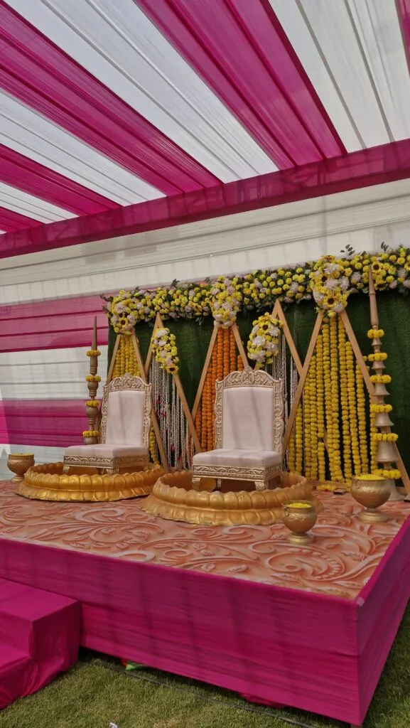 haldi decoresion photos